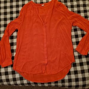 Old Navy Large Lightweight Long Sleeve Blouse